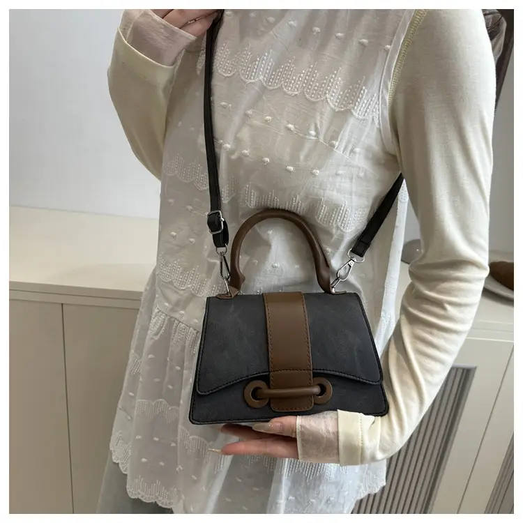 Women's Mini Handheld Bag with Leather Strap — feature 25