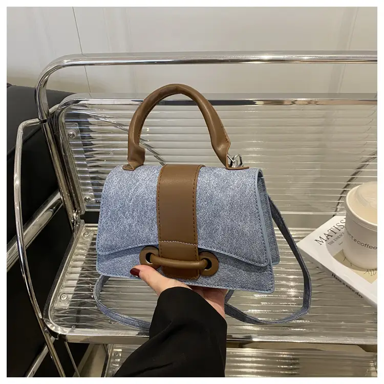 Women's Mini Handheld Bag with Leather Strap — feature 9