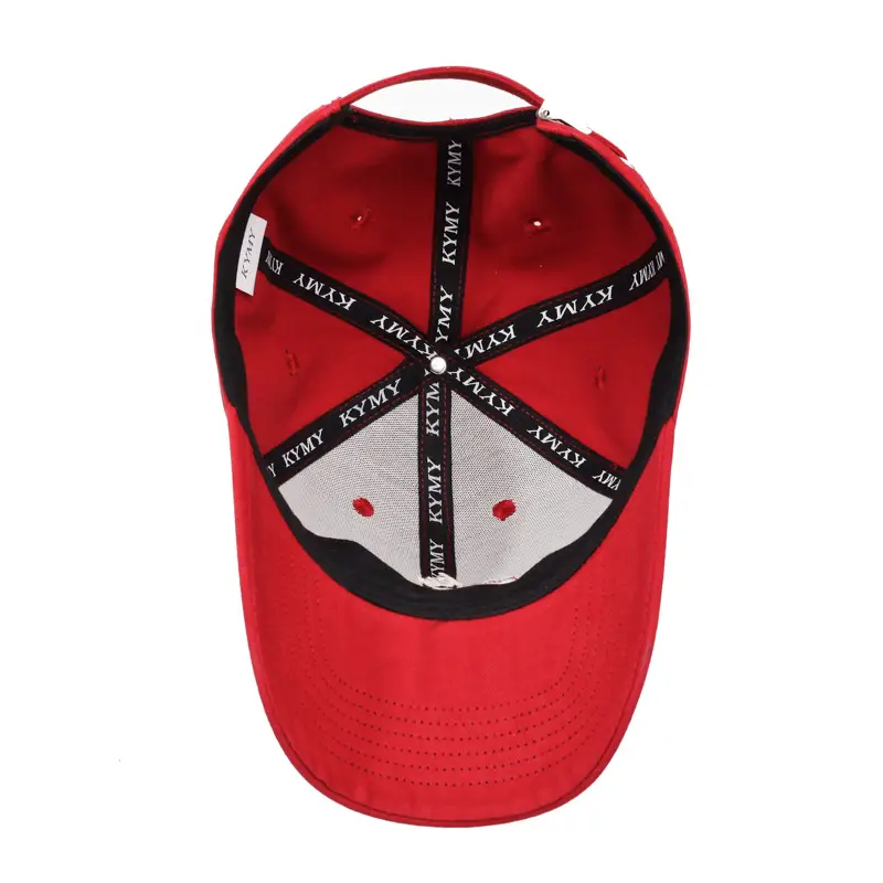 Red Letter Embroidered Baseball Cap for Men Women - Image 9