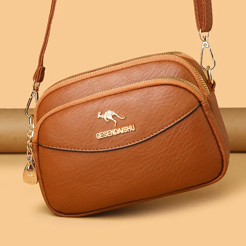 Black Korean Style Shoulder Crossbody Bag for Women