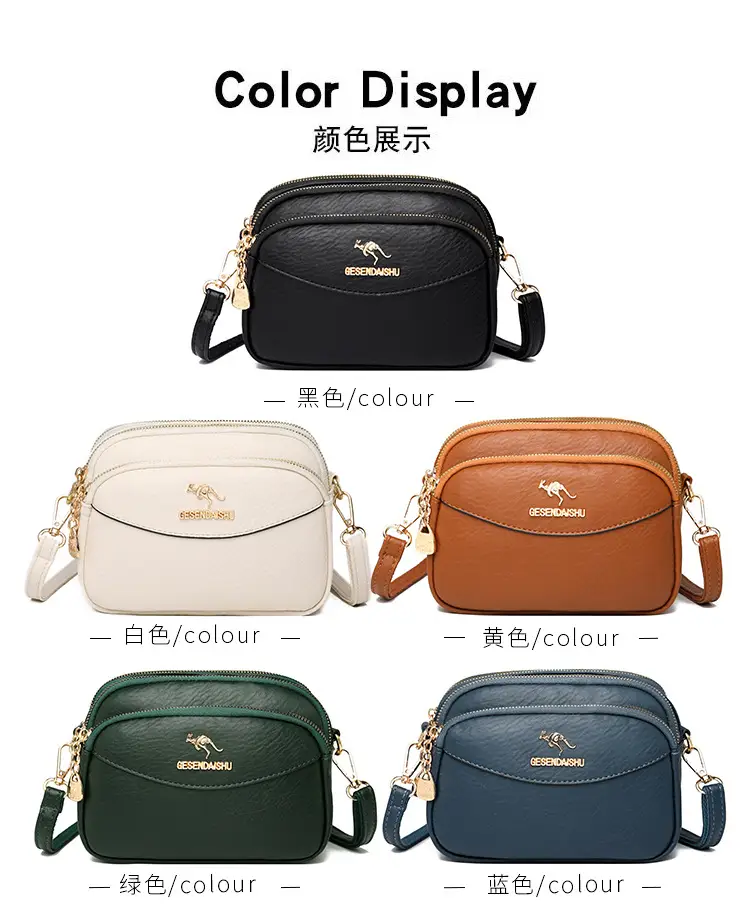 Black Korean Style Shoulder Crossbody Bag for Women — feature 16