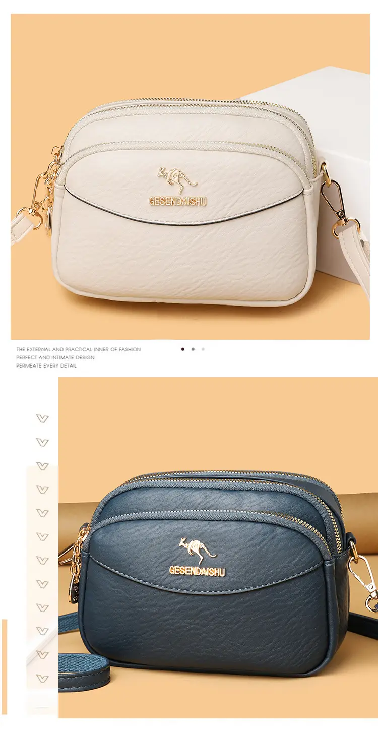 Black Korean Style Shoulder Crossbody Bag for Women — feature 4