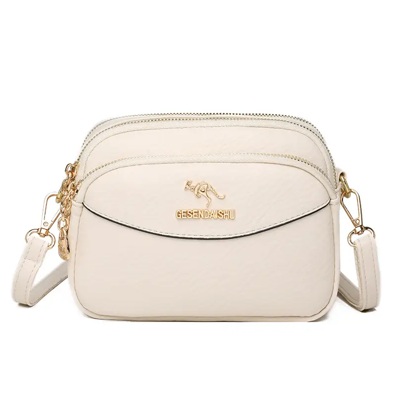 Black Korean Style Shoulder Crossbody Bag for Women