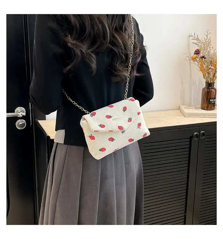 Women's Printed Bow Shoulder Bag 2025 Summer — feature 14