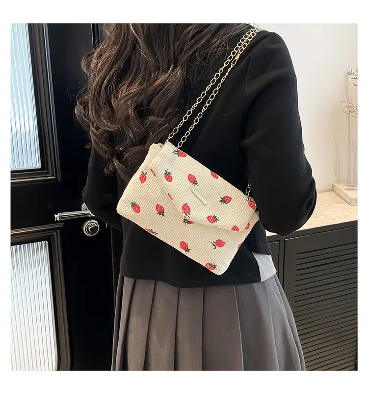 Women's Printed Bow Shoulder Bag 2025 Summer — feature 15
