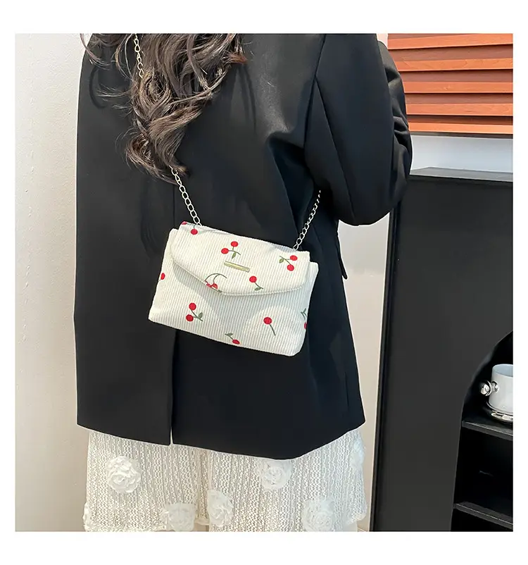 Women's Printed Bow Shoulder Bag 2025 Summer — feature 20