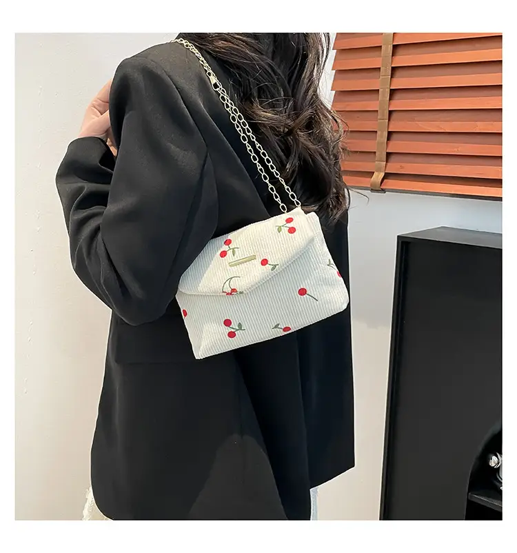 Women's Printed Bow Shoulder Bag 2025 Summer — feature 21