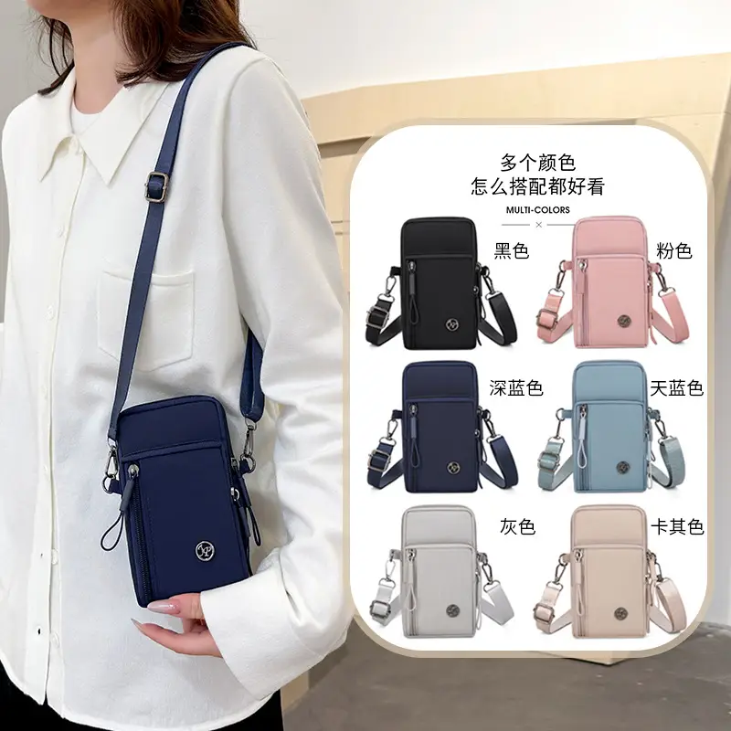 2025 Summer Cross Body Bag Women Pure Color Nylon - Image 9