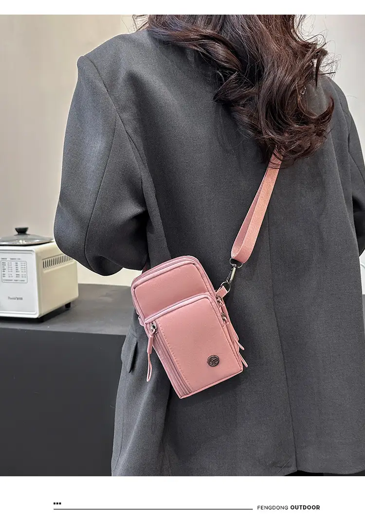 2025 Summer Cross Body Bag Women Pure Color Nylon — feature 36