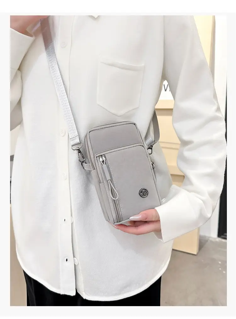 2025 Summer Cross Body Bag Women Pure Color Nylon — feature 49