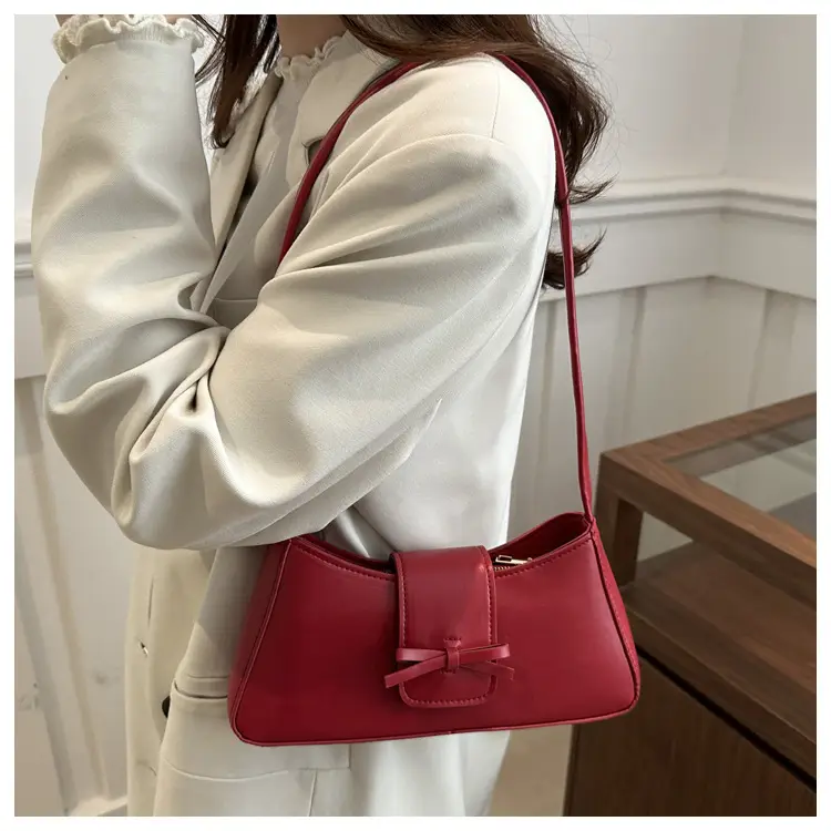 Leopard Print Red Shoulder Bag for Women — feature 15