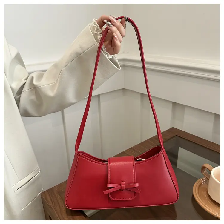 Leopard Print Red Shoulder Bag for Women — feature 16