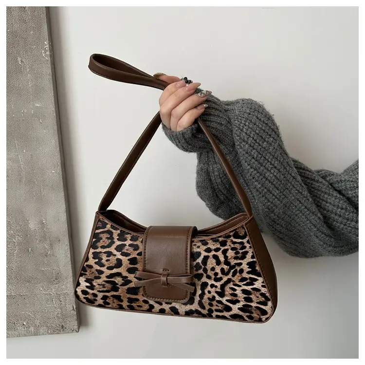 Leopard Print Red Shoulder Bag for Women — feature 19