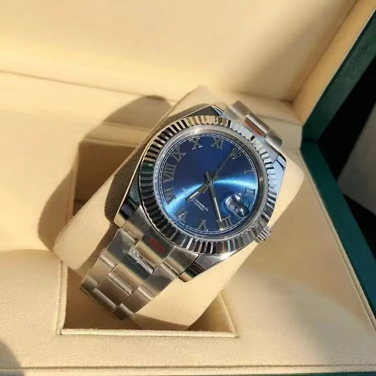 Men's Gold Automatic Mechanical Watch 3-Bead 5-Bead Wholesale — feature 12