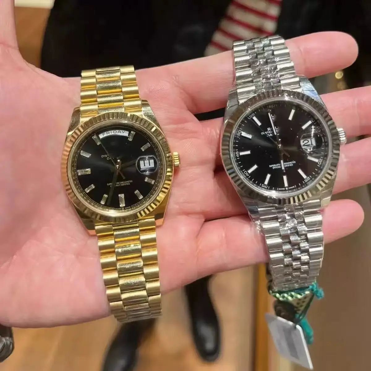 Men's Gold Automatic Mechanical Watch 3-Bead 5-Bead Wholesale — feature 16