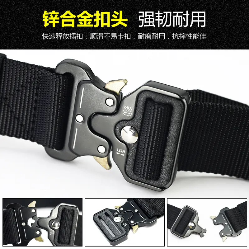Cobra Tactical Belt Green Nylon Special Forces - Image 6