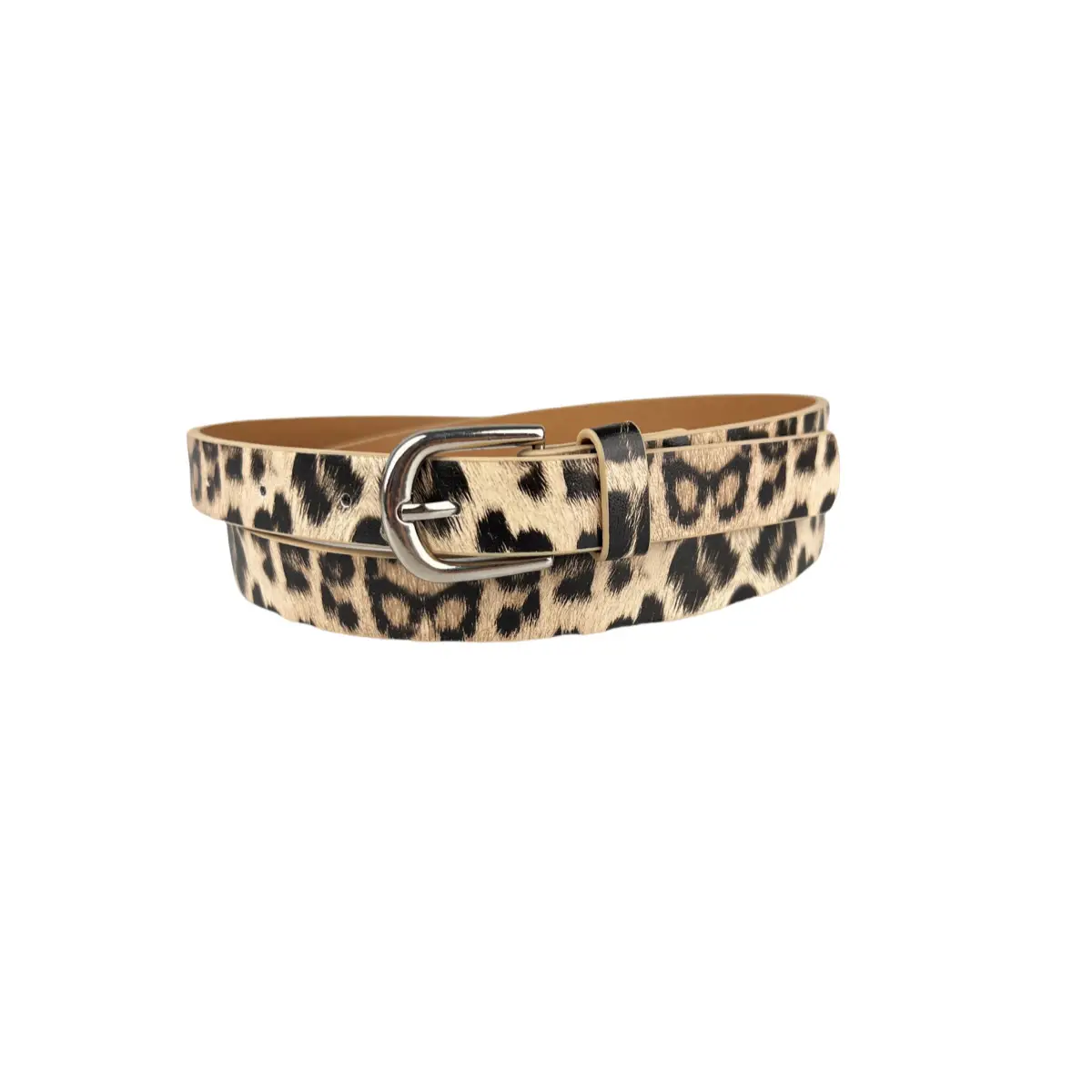 Tiger Leopard Print Unisex Belt with Buckle - Image 5