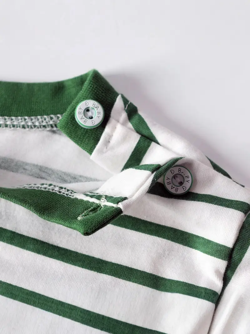 Children Cotton Striped T-Shirt Set Summer Small Medium