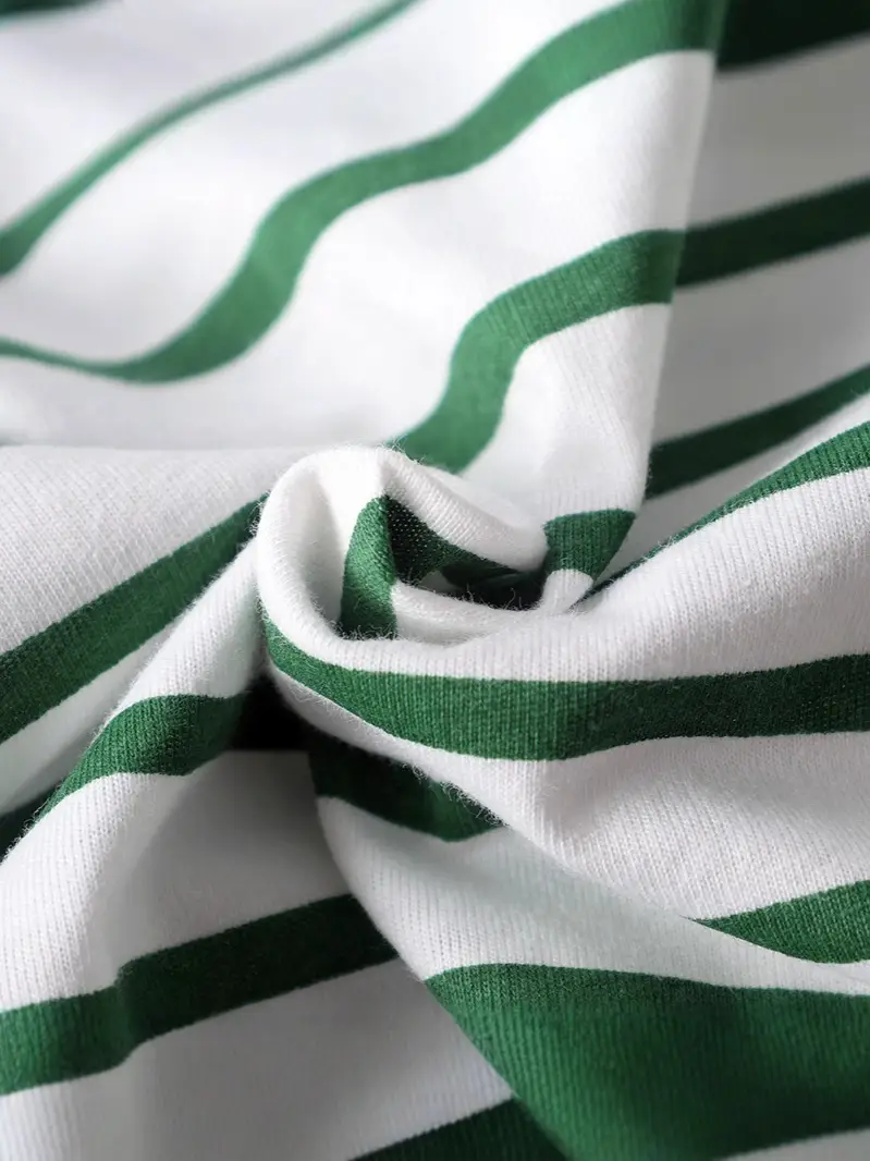 Children Cotton Striped T-Shirt Set Summer Small Medium