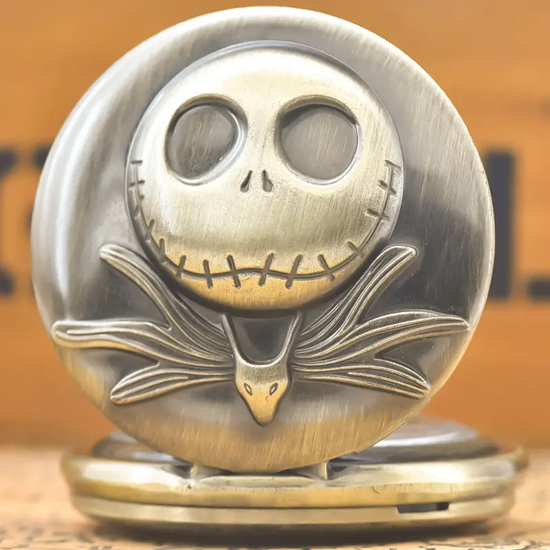 Vintage Bronze Pocket Watch with Starry Sky Design — feature 14