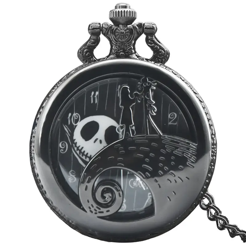 Vintage Bronze Pocket Watch with Starry Sky Design
