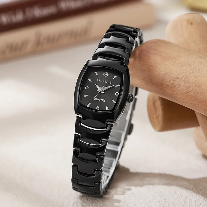 One Piece Wholesale Explosions Style Girl Student Small Square Watch Fashion Women's Watch Quartz Watch New Diamond Women's Watch — feature 3