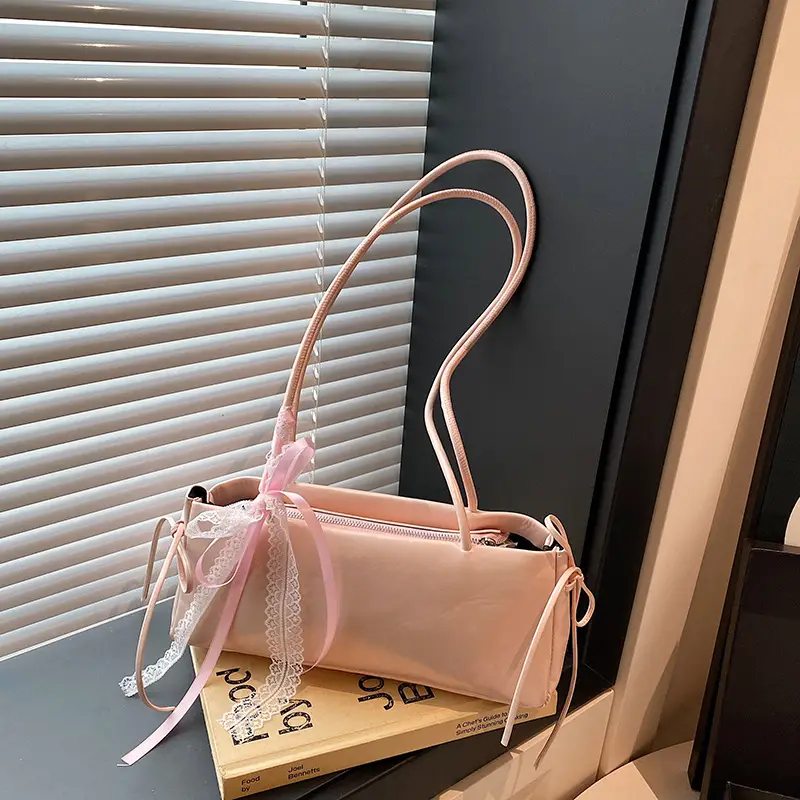 2025 White Niche Shoulder Bag for Women - Image 3