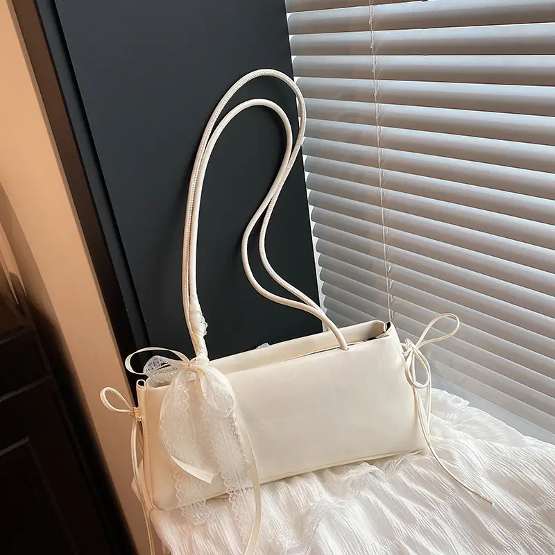2025 White Niche Shoulder Bag for Women - Image 4
