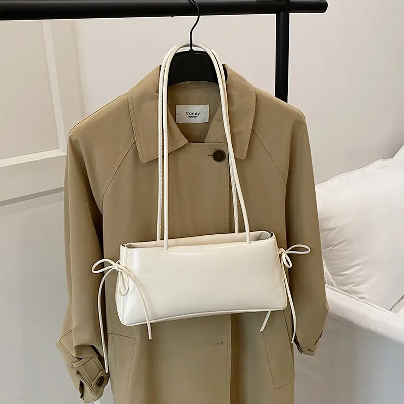 2025 White Niche Shoulder Bag for Women - Image 8