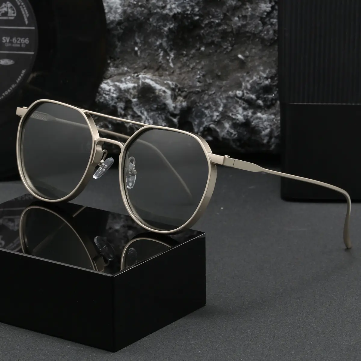 Polarized Sunglasses European American Metal Pilot Toad Large Frame Driving Fishing Glasses β feature 2