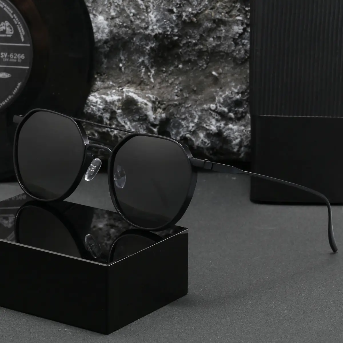 Polarized Sunglasses European American Metal Pilot Toad Large Frame Driving Fishing Glasses β feature 3