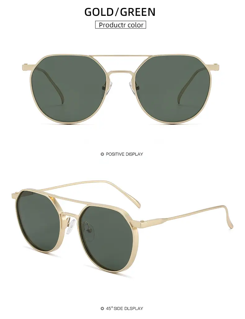 Polarized Sunglasses European American Metal Pilot Toad Large Frame Driving Fishing Glasses β feature 7