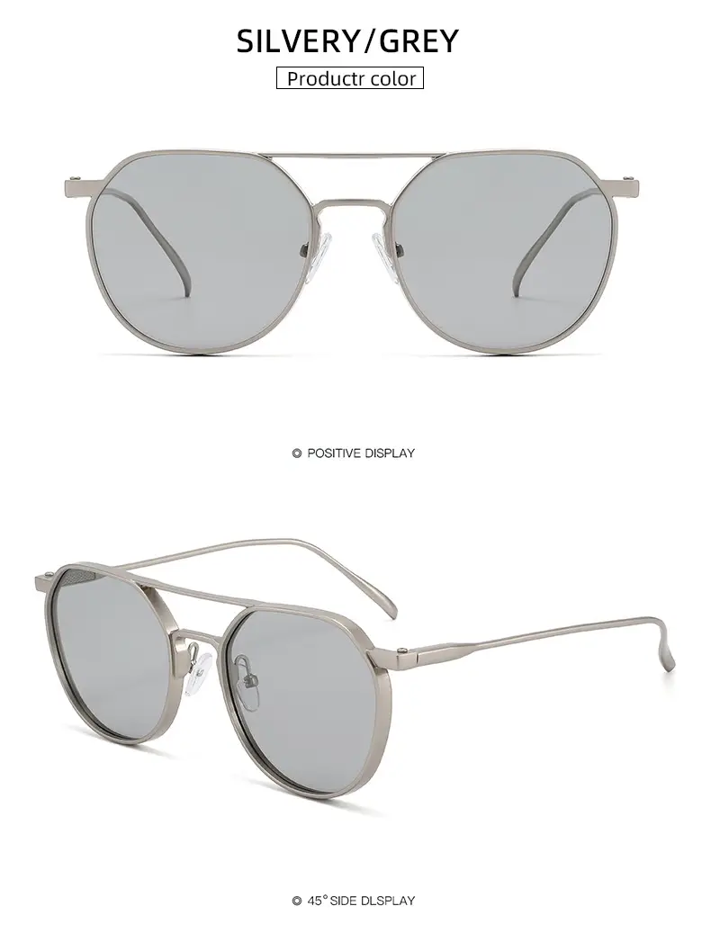 Polarized Sunglasses European American Metal Pilot Toad Large Frame Driving Fishing Glasses β feature 8