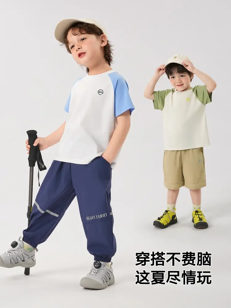 Right European Boys T-Shirt Shorts Set Summer 2025 - Image 5