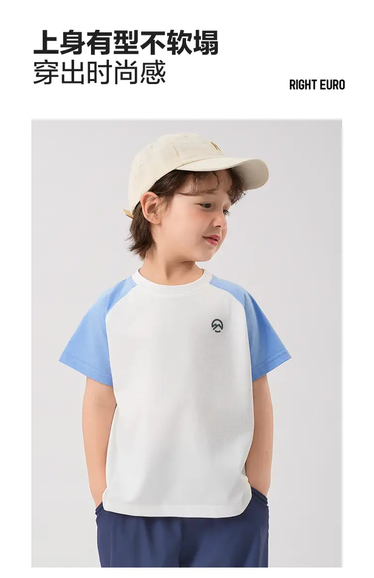 Right European Boys T-Shirt Shorts Set Summer 2025 — feature 4