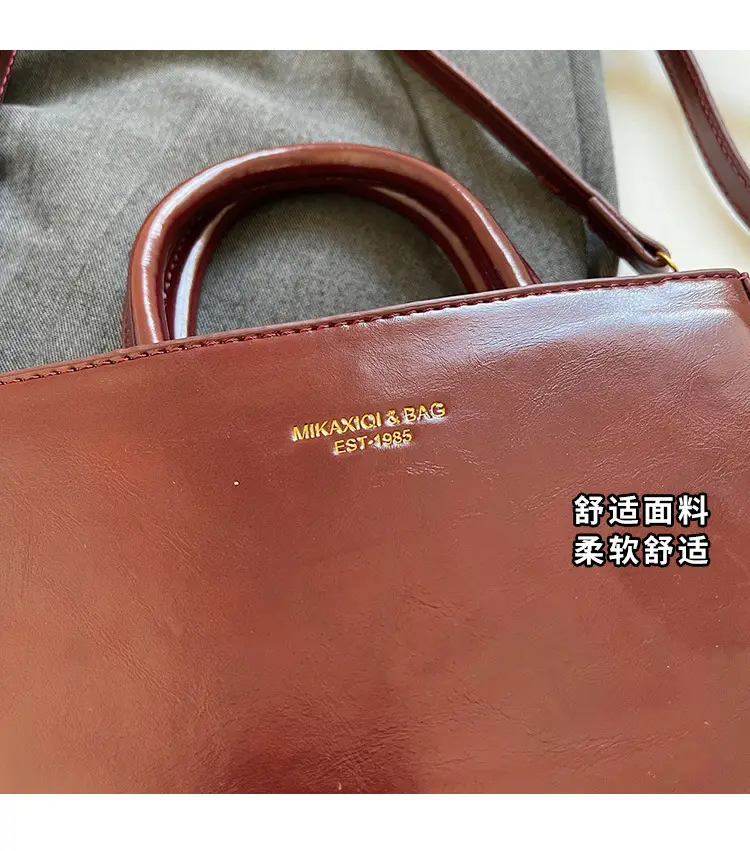 Women Shoulder Crossbody Bag Red Leather 2025 — feature 2