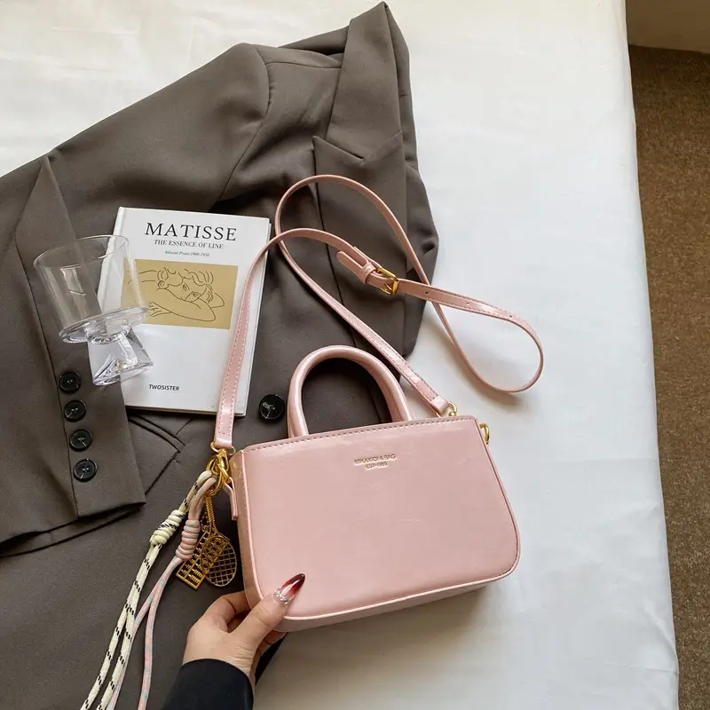 Women Shoulder Crossbody Bag Red Leather 2025 - Image 6