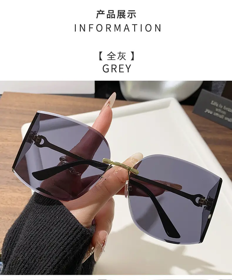 Retro Curved Sunglasses Pink Gradient Personalized Decor โ feature 18