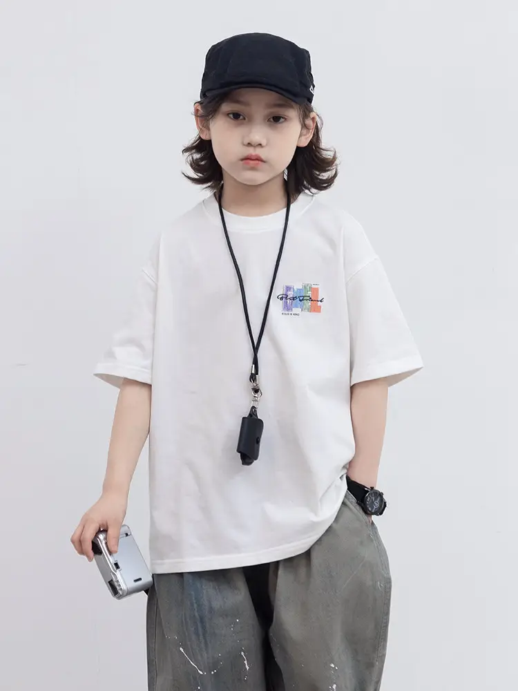 Boys T-shirt Summer 2025 Half Sleeve Stylisness - Image 3