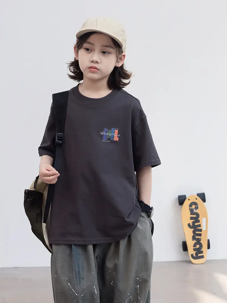 Boys T-shirt Summer 2025 Half Sleeve Stylisness - Image 4