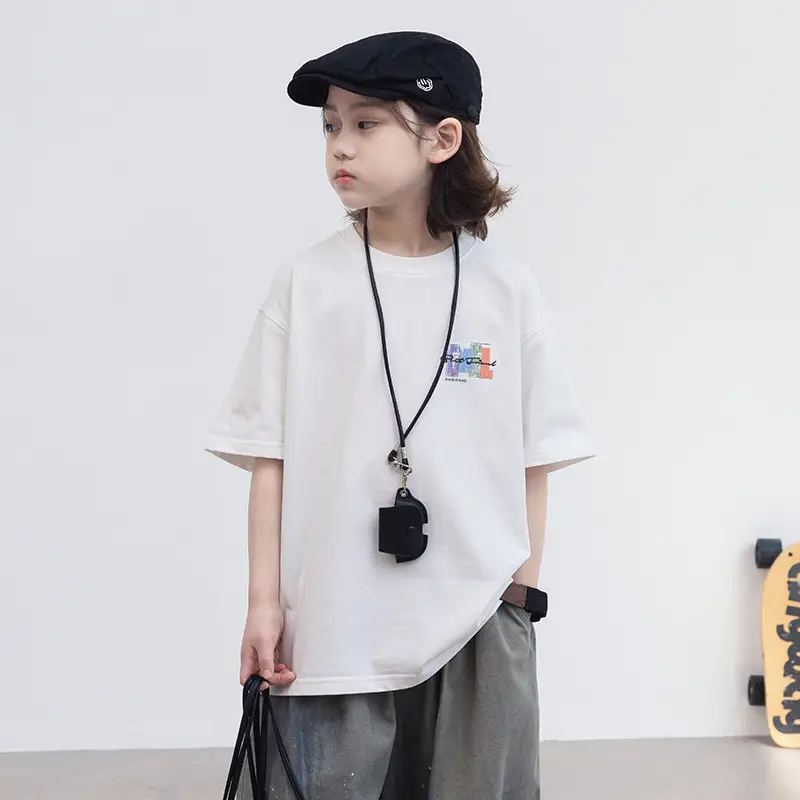 Boys T-shirt Summer 2025 Half Sleeve Stylisness - Image 2