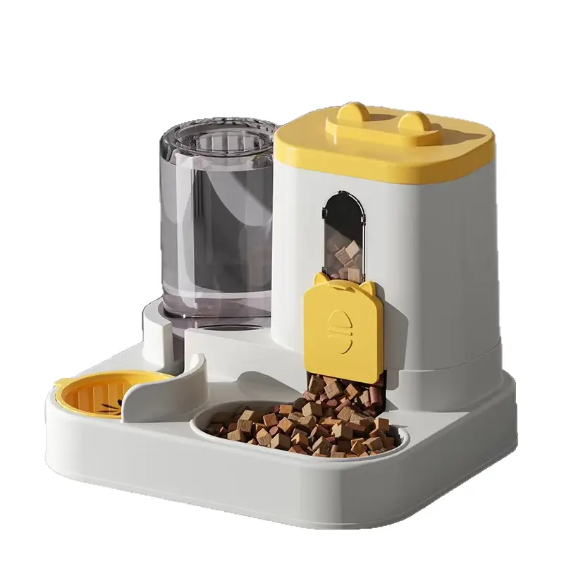 Cat Bowl, Dog Bowl, Pet Drinking Water All-In-One Automatic Circulating Feeder, Water Feeder, Plastic Hanging Kettle, Pet Supplies