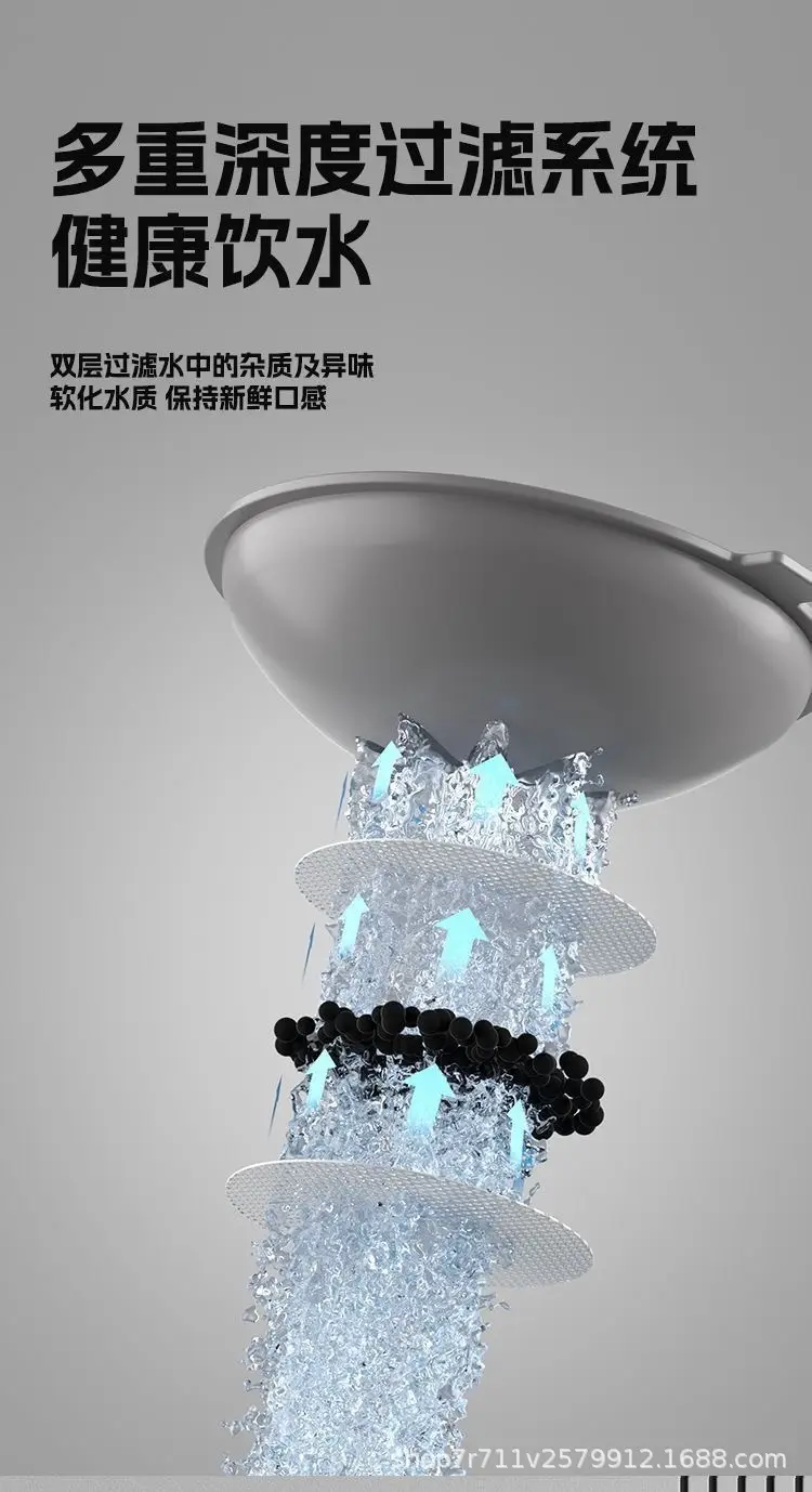 Cat Bowl, Dog Bowl, Pet Drinking Water All-In-One Automatic Circulating Feeder, Water Feeder, Plastic Hanging Kettle, Pet Supplies — feature 8