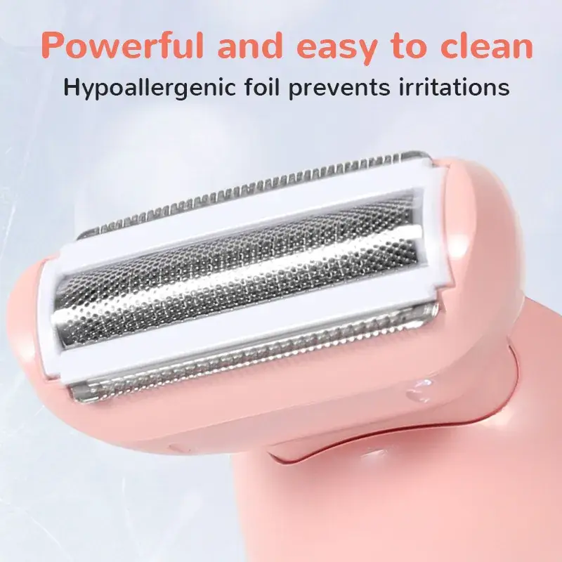 Women's Pink Electric Shaver with USB Cable - Image 5