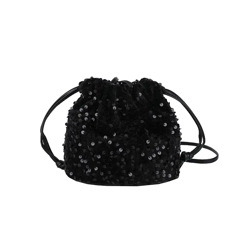 Women Sequin Bucket Bag 2025 Spring Fashion Commuter - Image 9