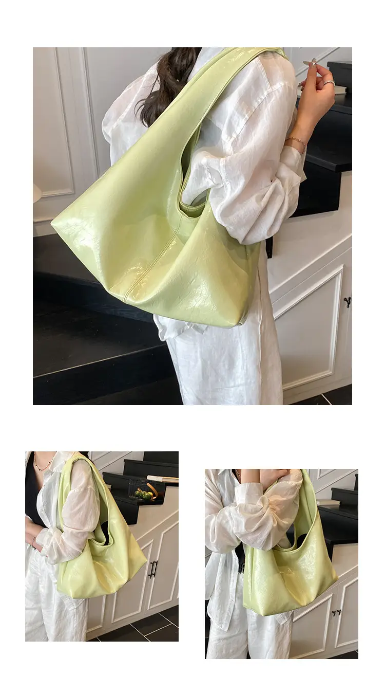 Women's Large Capacity Yellow Saffron Tote Bag — feature 13