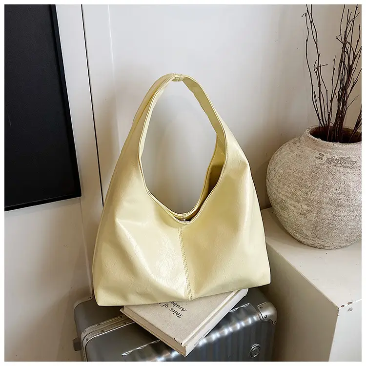 Women's Large Capacity Yellow Saffron Tote Bag — feature 19