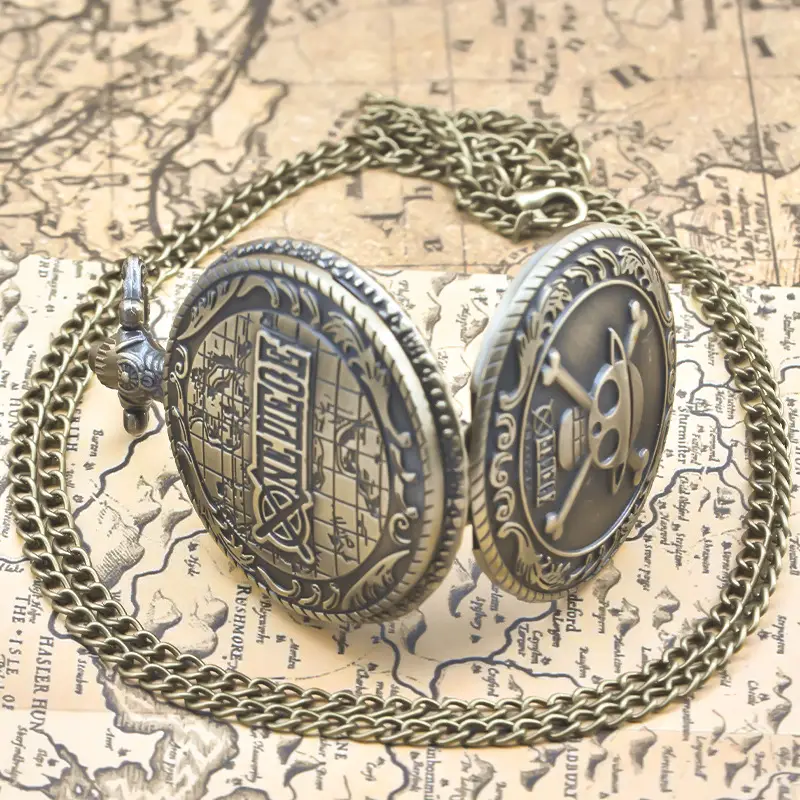 Pirate Skull Quartz Pocket Watch for Kids — feature 7