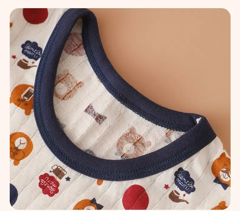 Boys Cotton T-Shirt Set White Kids Baby School — feature 15
