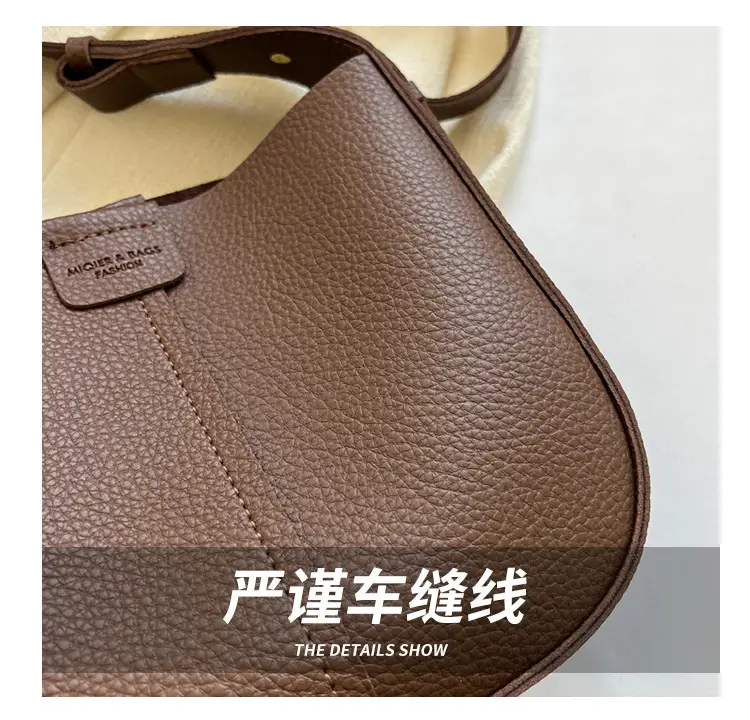 Beige Textured Crossbody Bag for Women 2025 — feature 3